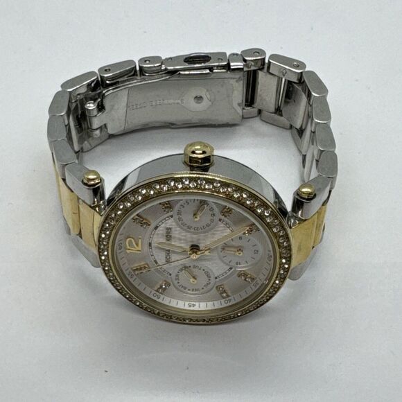 Michael Kors MK6055 Women\'s Two Tone Stainless Steel Analog Dial Watch JNA243 main image 10
